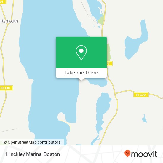 Hinckley Marina map