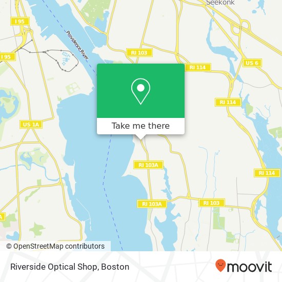 Mapa de Riverside Optical Shop