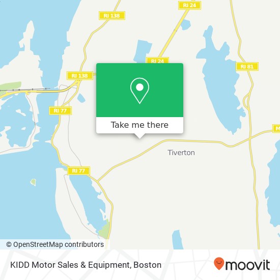 KIDD Motor Sales & Equipment map