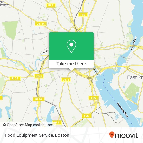 Mapa de Food Equipment Service