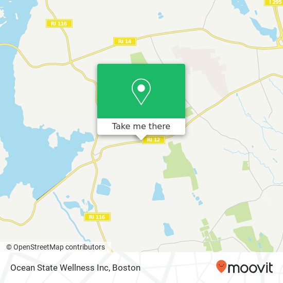 Mapa de Ocean State Wellness Inc