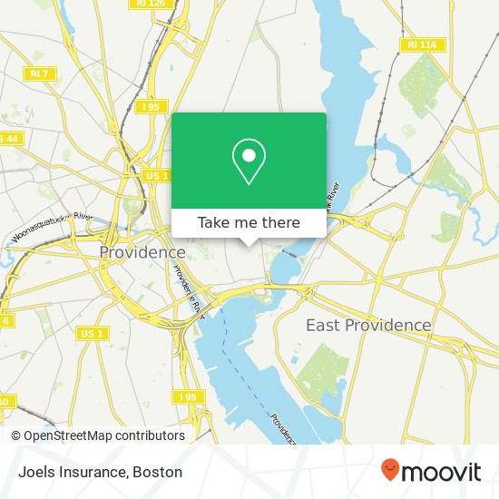 Joels Insurance map