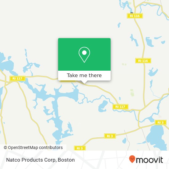 Natco Products Corp map