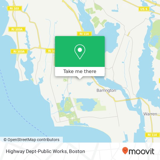 Mapa de Highway Dept-Public Works