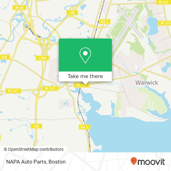 Mapa de NAPA Auto Parts