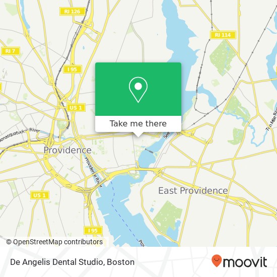 Mapa de De Angelis Dental Studio