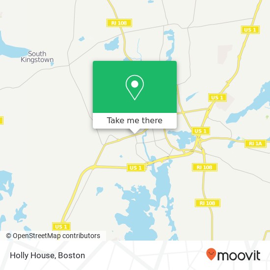 Mapa de Holly House
