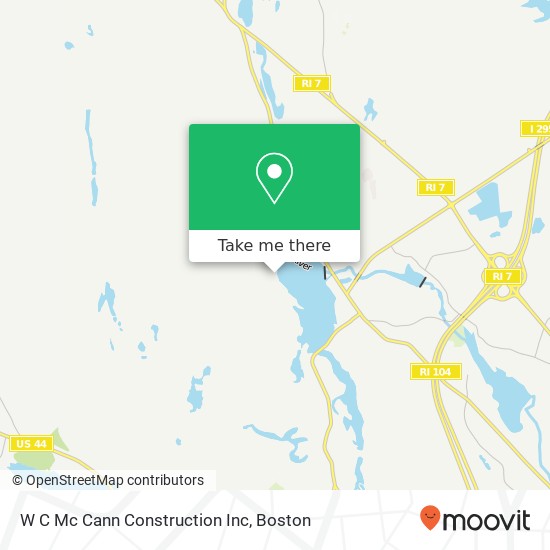 W C Mc Cann Construction Inc map