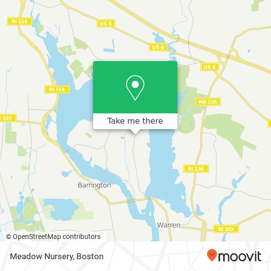 Mapa de Meadow Nursery