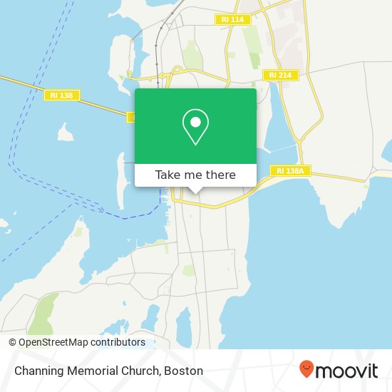 Channing Memorial Church map