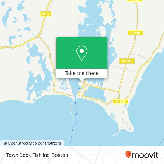 Town Dock Fish Inc map