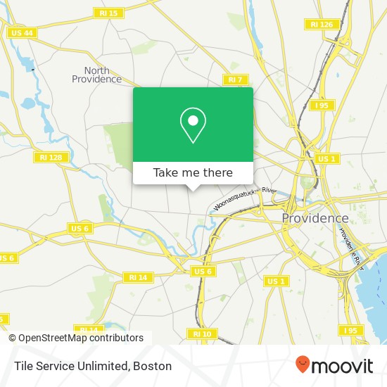 Mapa de Tile Service Unlimited