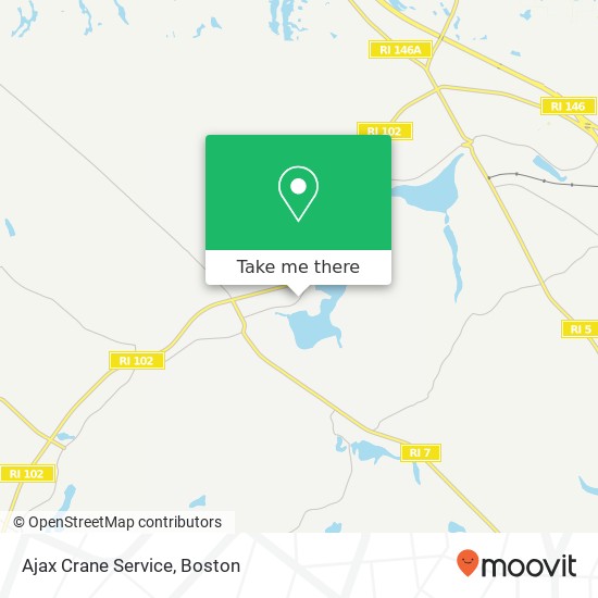 Ajax Crane Service map