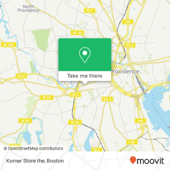 Mapa de Korner Store the