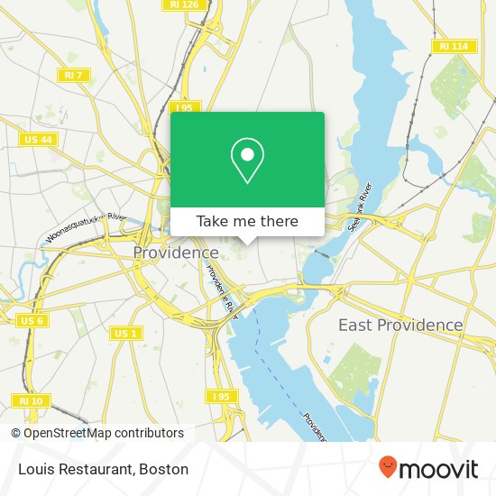 Mapa de Louis Restaurant