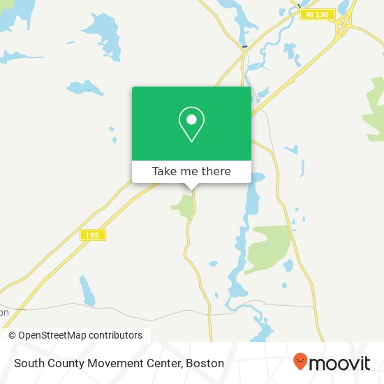 South County Movement Center map