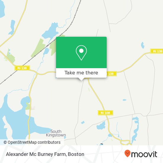 Alexander Mc Burney Farm map