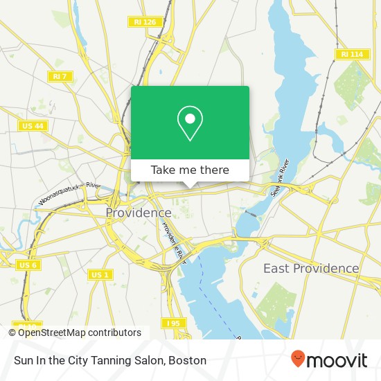 Mapa de Sun In the City Tanning Salon