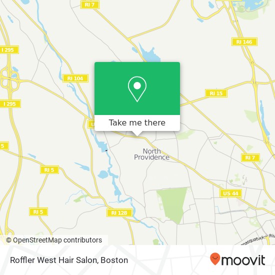 Mapa de Roffler West Hair Salon