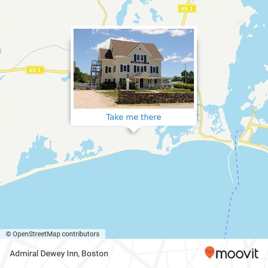 Admiral Dewey Inn map