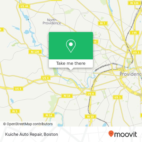 Kuiche Auto Repair map