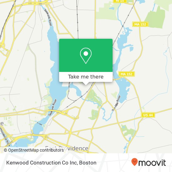 Mapa de Kenwood Construction Co Inc