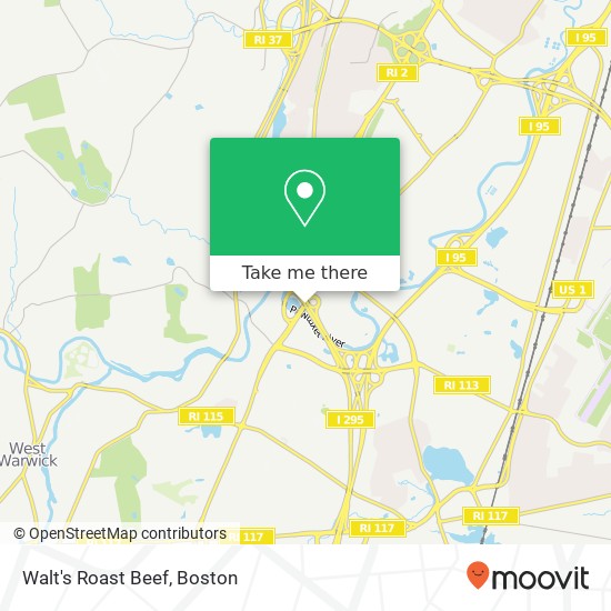 Mapa de Walt's Roast Beef