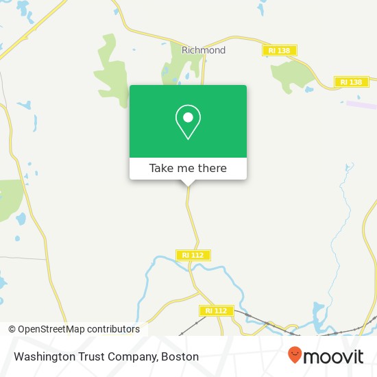 Mapa de Washington Trust Company