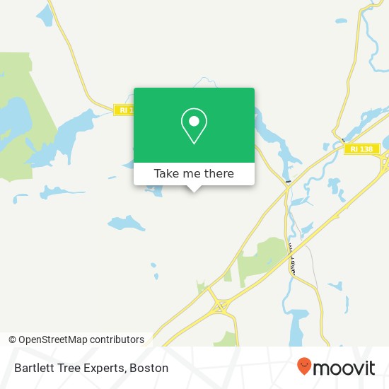 Mapa de Bartlett Tree Experts