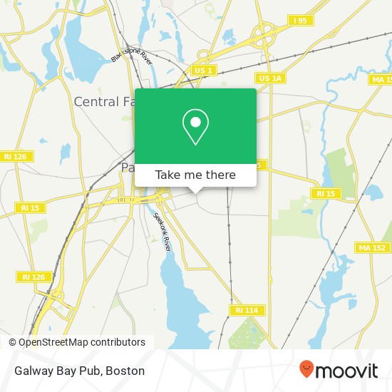 Galway Bay Pub map