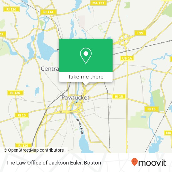 Mapa de The Law Office of Jackson Euler