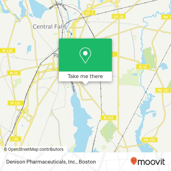 Mapa de Denison Pharmaceuticals, Inc.