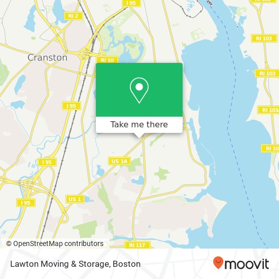 Mapa de Lawton Moving & Storage