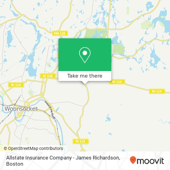 Mapa de Allstate Insurance Company - James Richardson