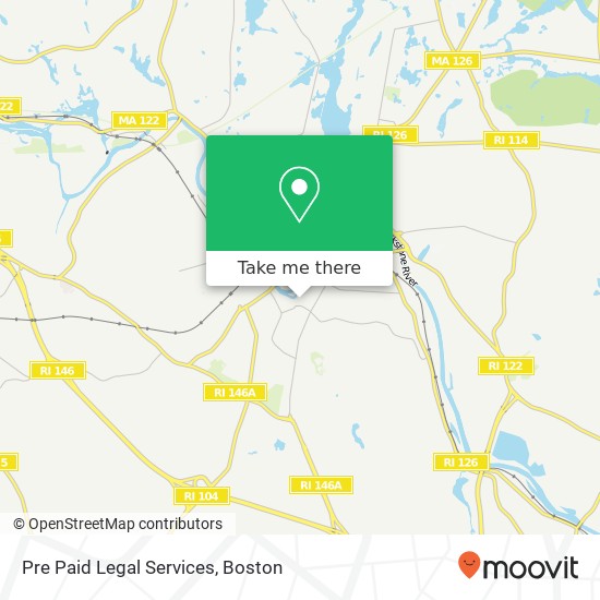 Pre Paid Legal Services map