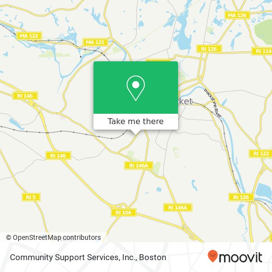 Mapa de Community Support Services, Inc.