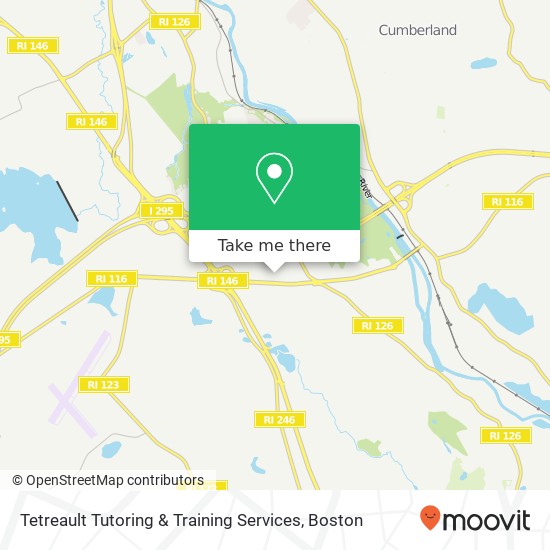 Mapa de Tetreault Tutoring & Training Services