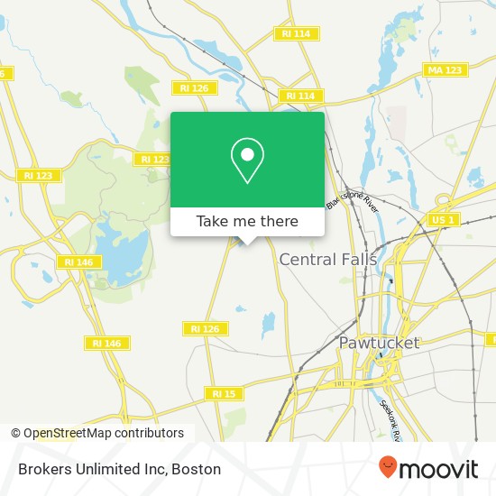 Mapa de Brokers Unlimited Inc