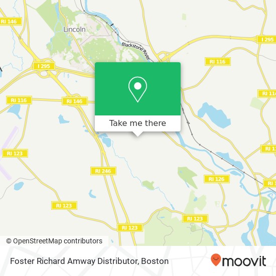 Mapa de Foster Richard Amway Distributor