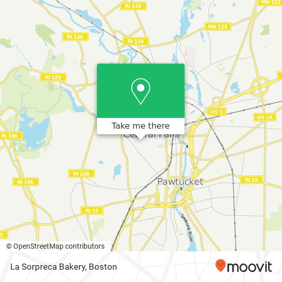 Mapa de La Sorpreca Bakery
