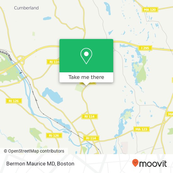 Bermon Maurice MD map