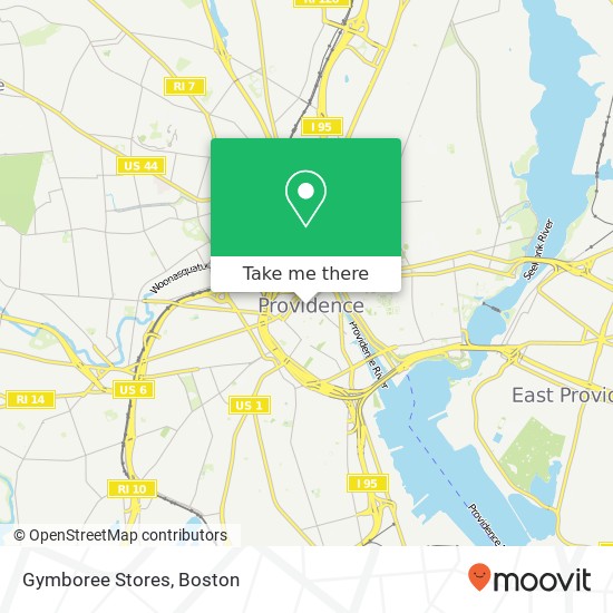 Gymboree Stores map