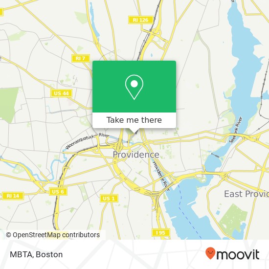 Mapa de MBTA