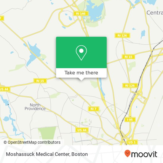 Moshassuck Medical Center map