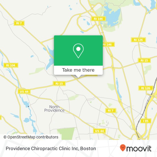 Mapa de Providence Chiropractic Clinic Inc