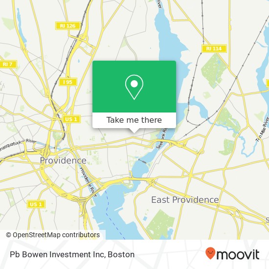 Pb Bowen Investment Inc map