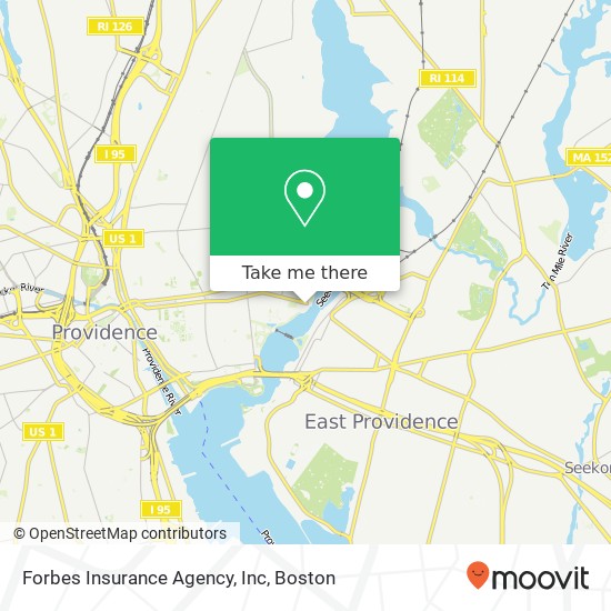 Mapa de Forbes Insurance Agency, Inc