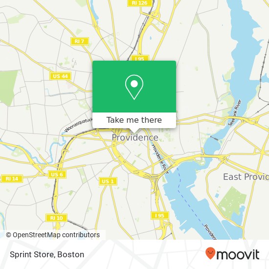 Sprint Store map