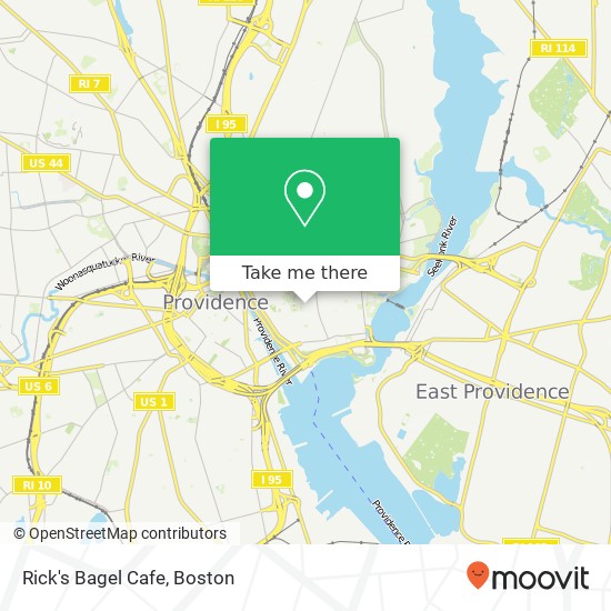 Mapa de Rick's Bagel Cafe