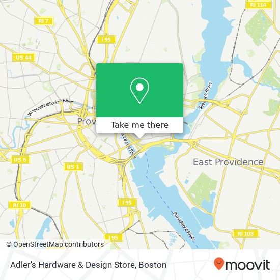 Adler's Hardware & Design Store map